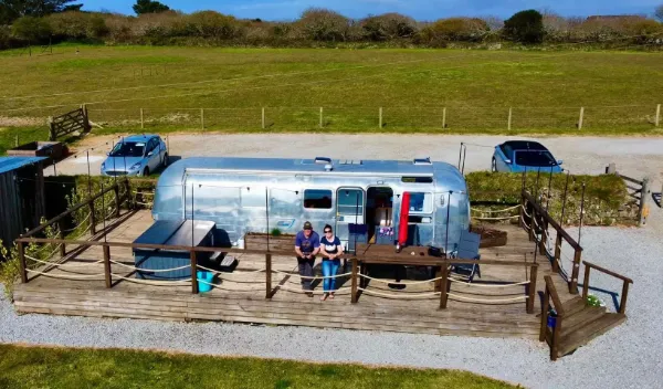 Airstream in Cornall